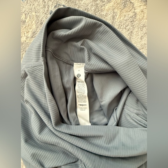 Lululemon Align Ribbed High-Rise Pant 28" Belgian Blue (NWT) - Picture 7 of 10